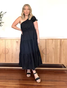 ASYMETRICAL COTTON DRESS