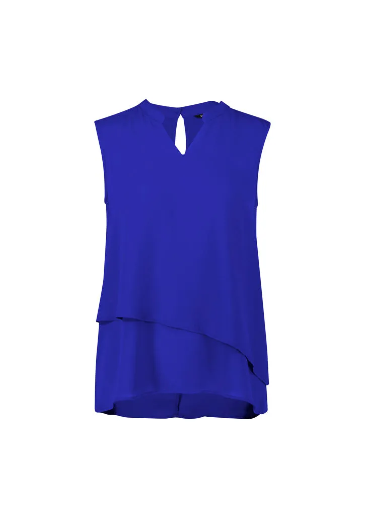 Biz Corp RB260LN Seville Sleeveless Layered Blouse