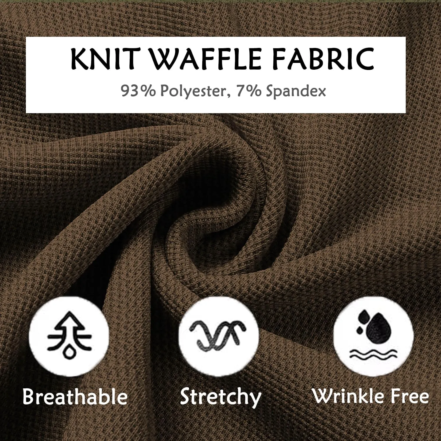 COOFANDY Men's Casual Pants Waffle Knit Yoga Pants Lightweight Sweatpants Open Bottom Lounge Trousers