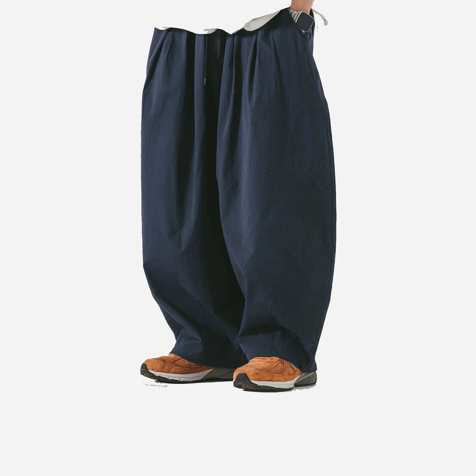 ESSENTIAL EASY BALLOON PANT - NAVY