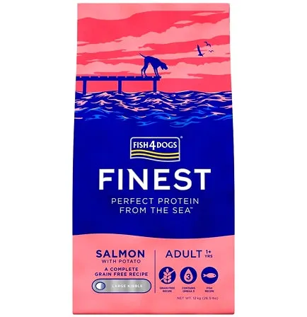 Fish4Dogs - Finest Adult Salmon and Potato (Large Kibble) - 1.5kg