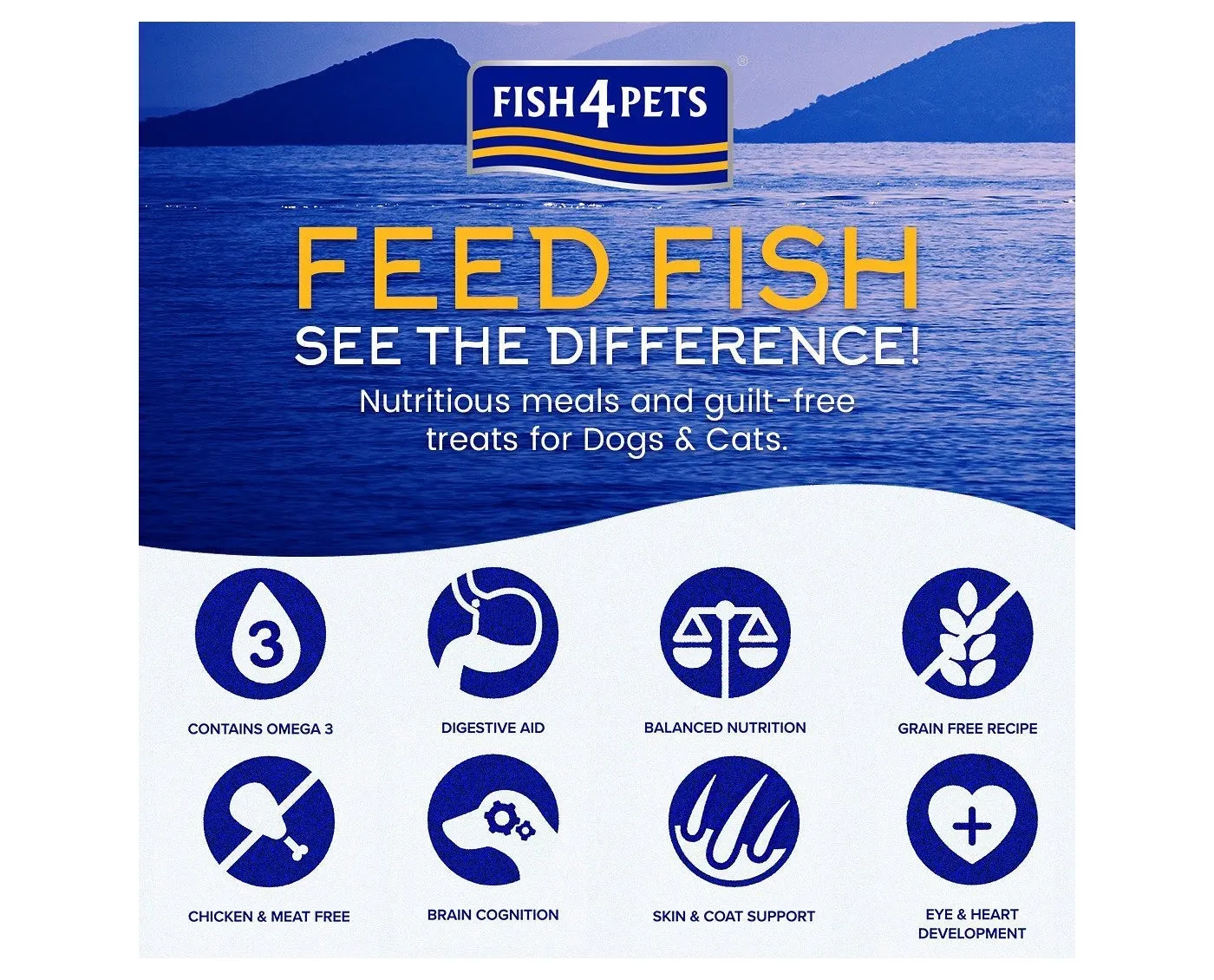 Fish4Dogs - Finest Adult White Fish & Potato (Large Kibble) - 1.5kg