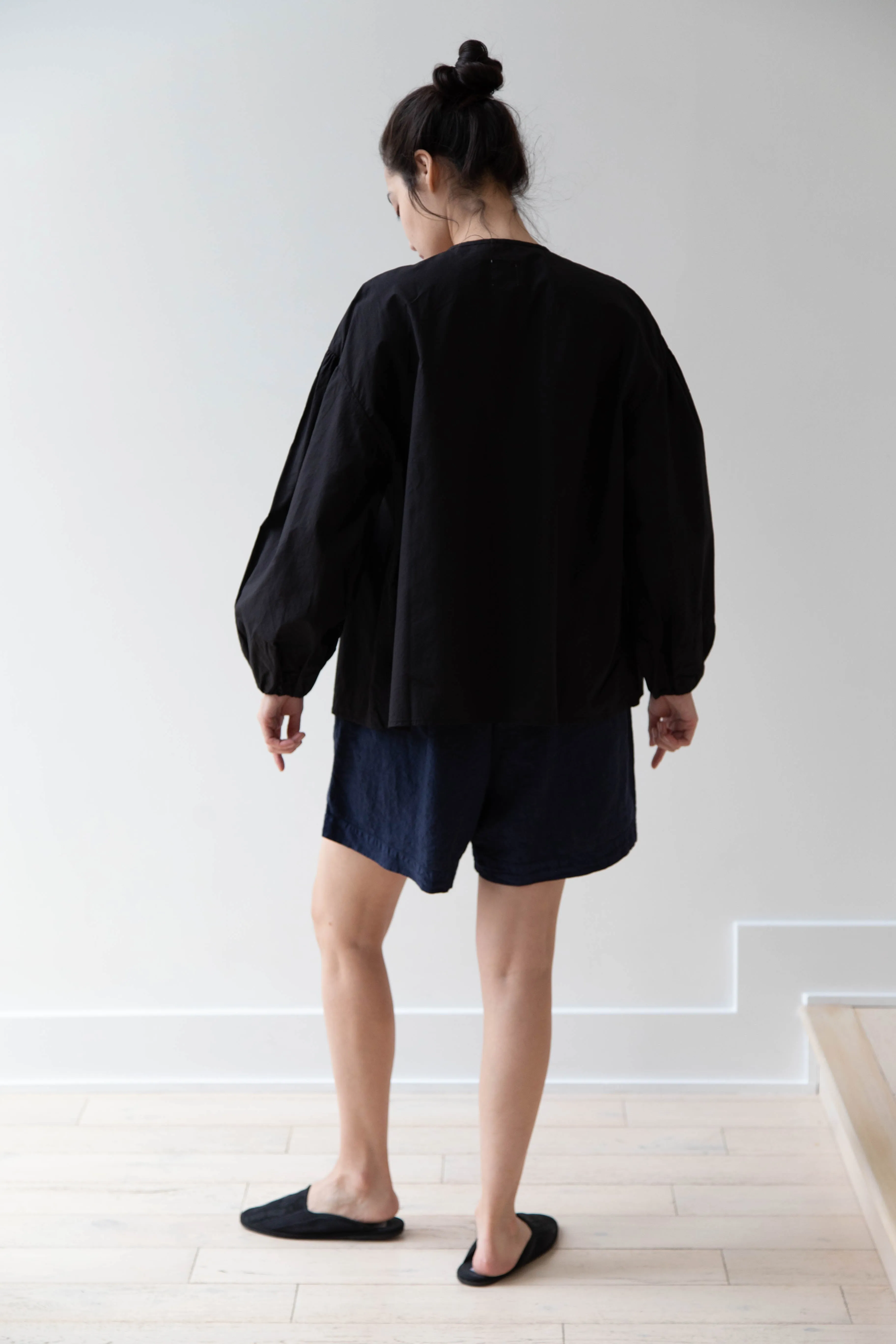 Gauze | Modernist Blouse in Black