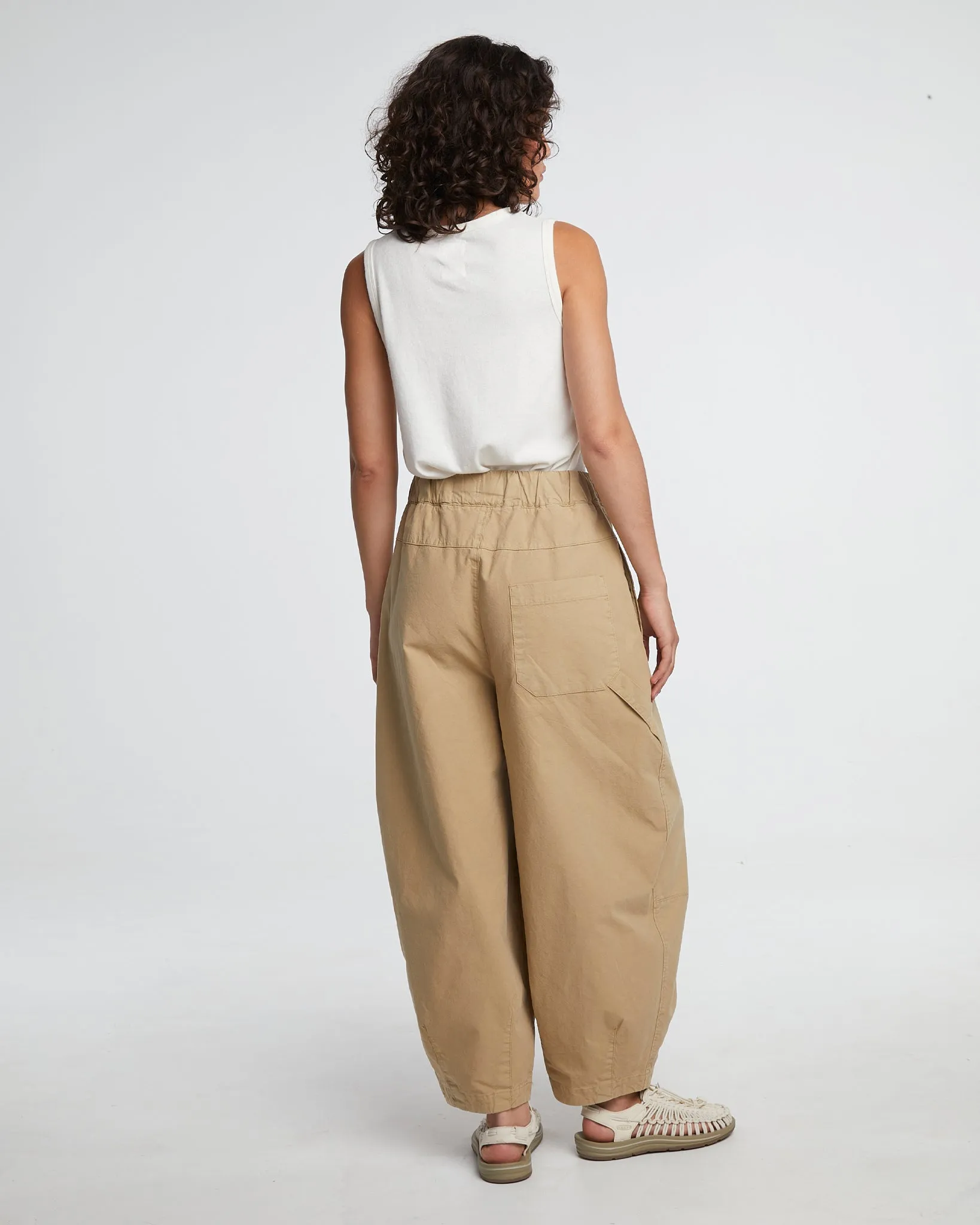 G.o.D Sultan Pants Cotton Linen Latte