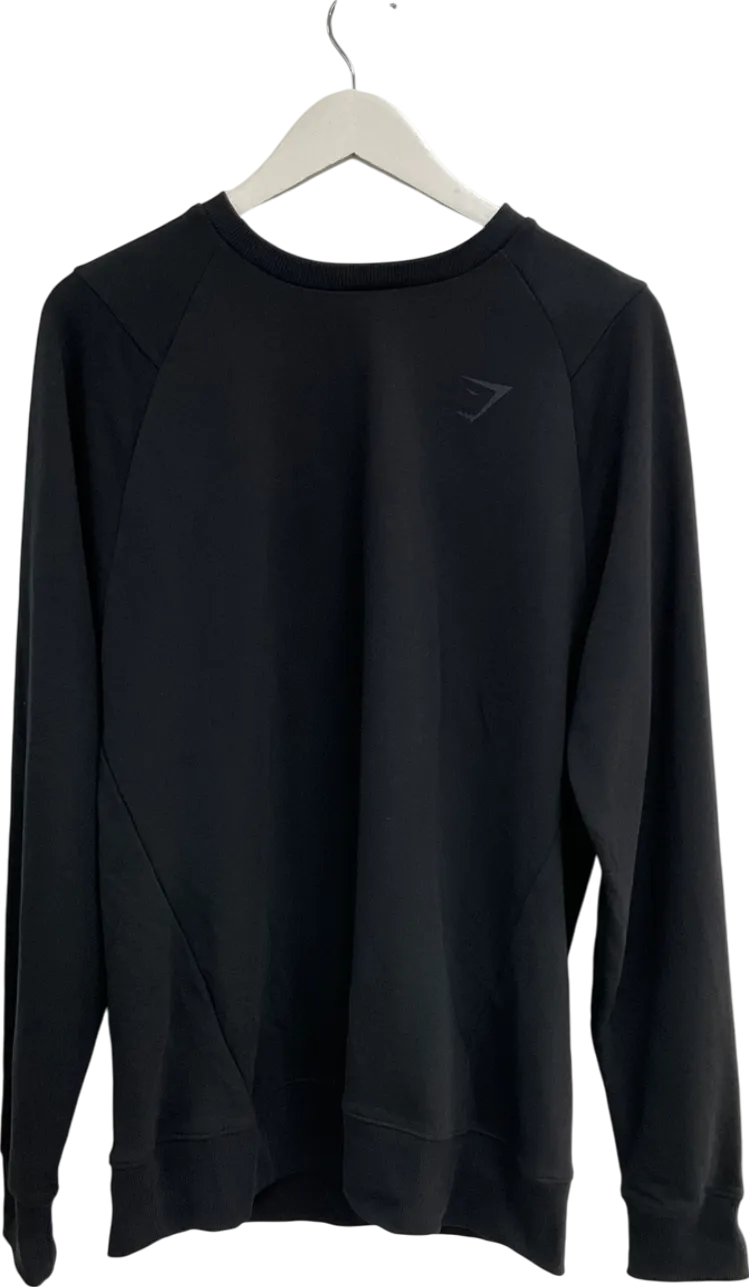 gymshark Black Block Oversized Sweater UK L
