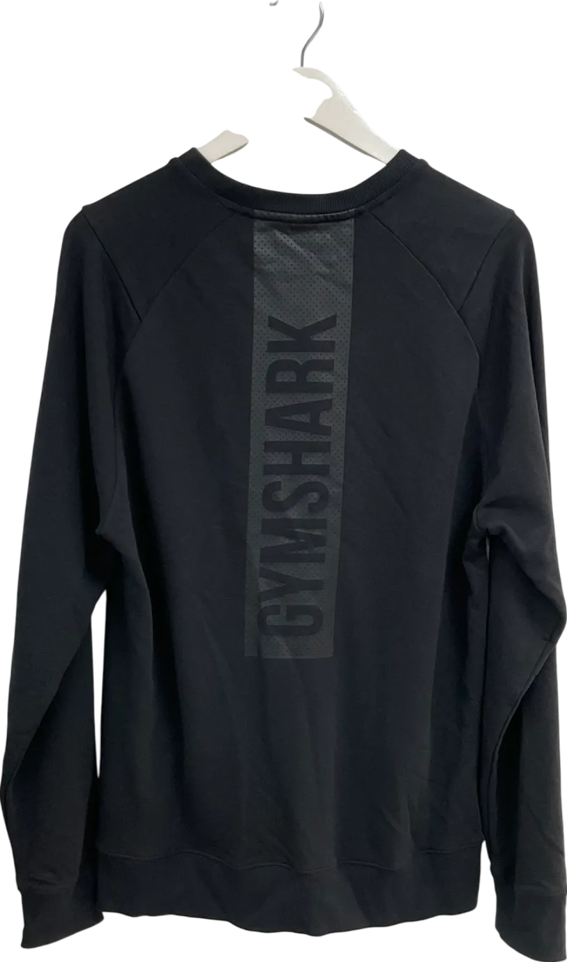 gymshark Black Block Oversized Sweater UK L