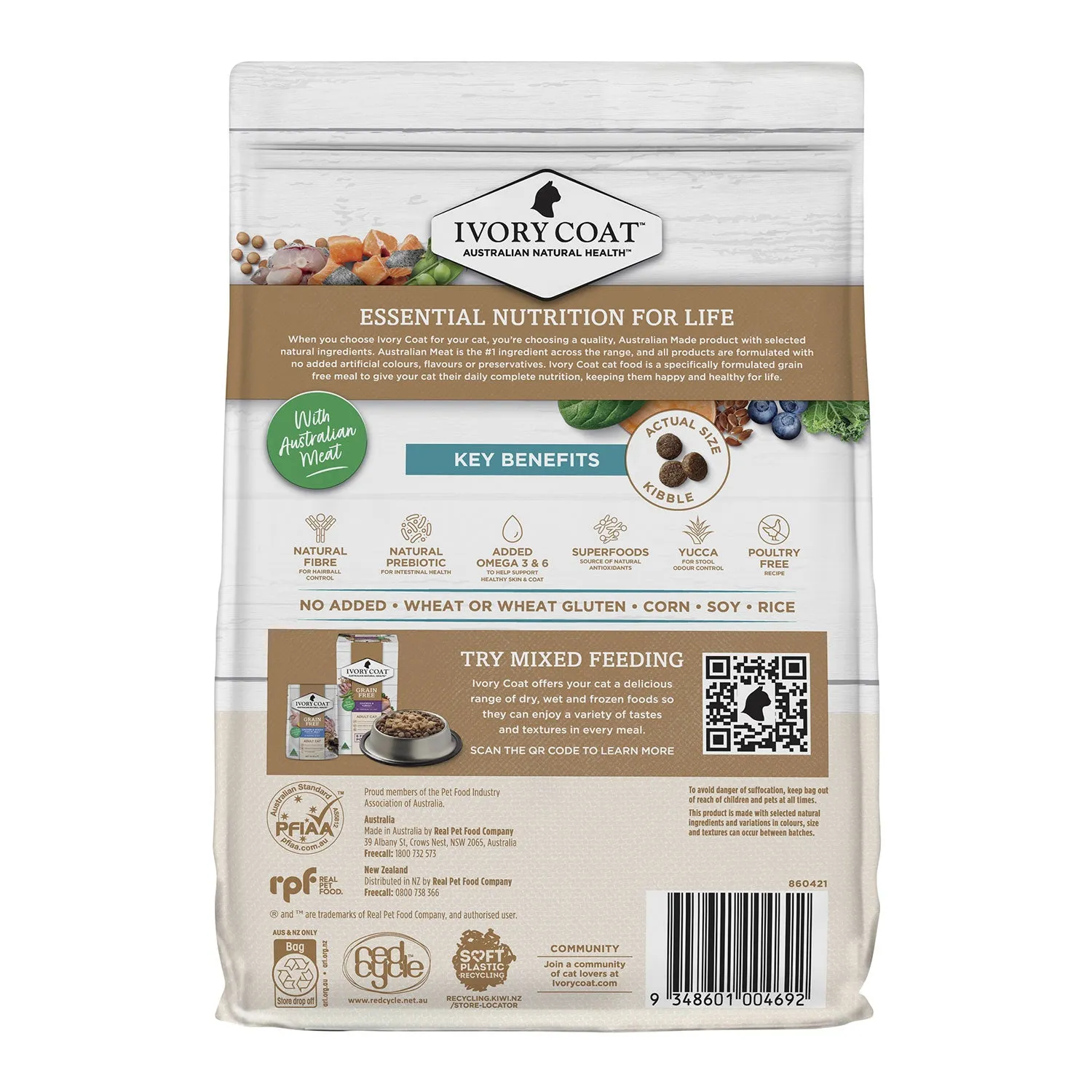 Ivory Coat Grain Free Oceanfish & Salmon Adult Dry Cat Food