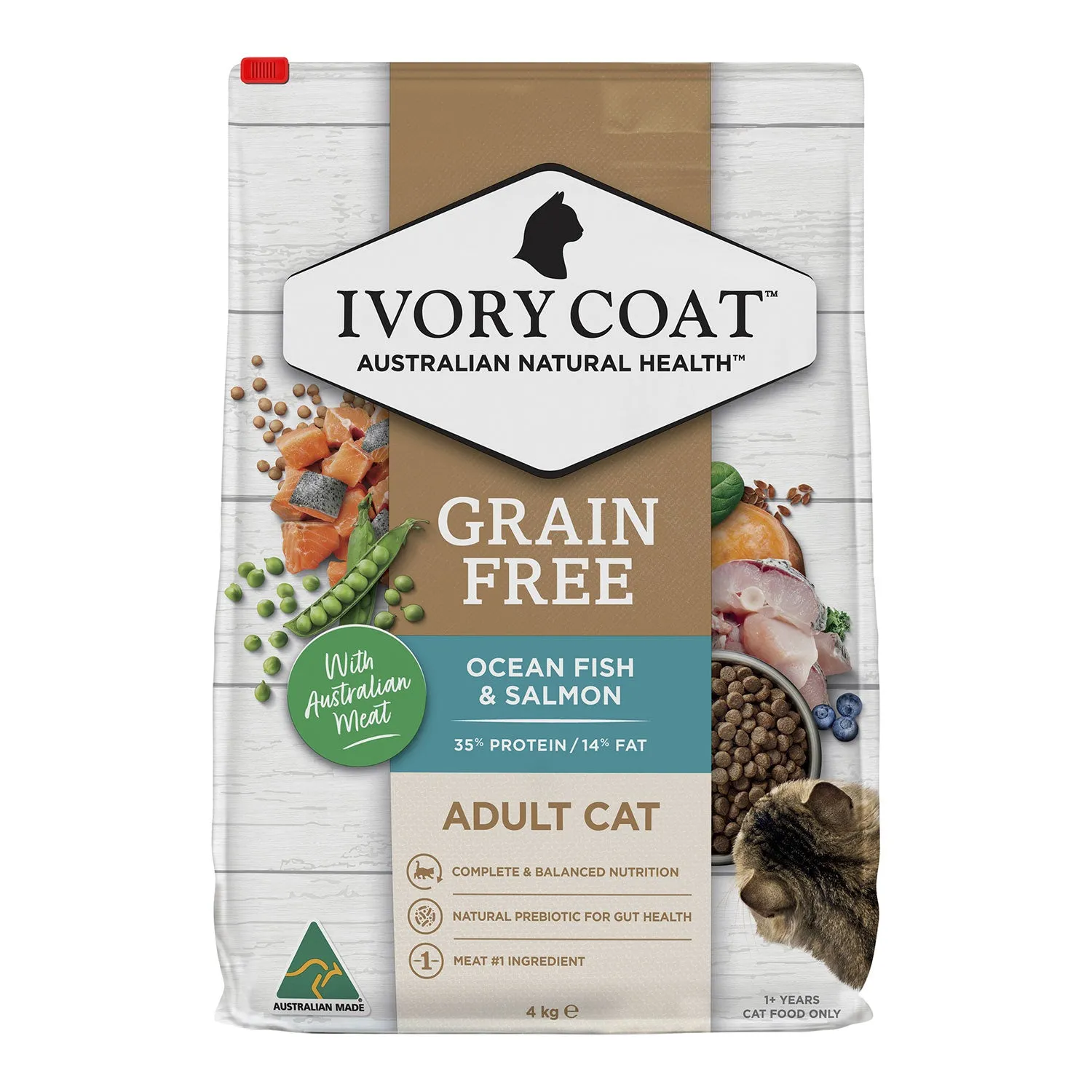 Ivory Coat Grain Free Oceanfish & Salmon Adult Dry Cat Food