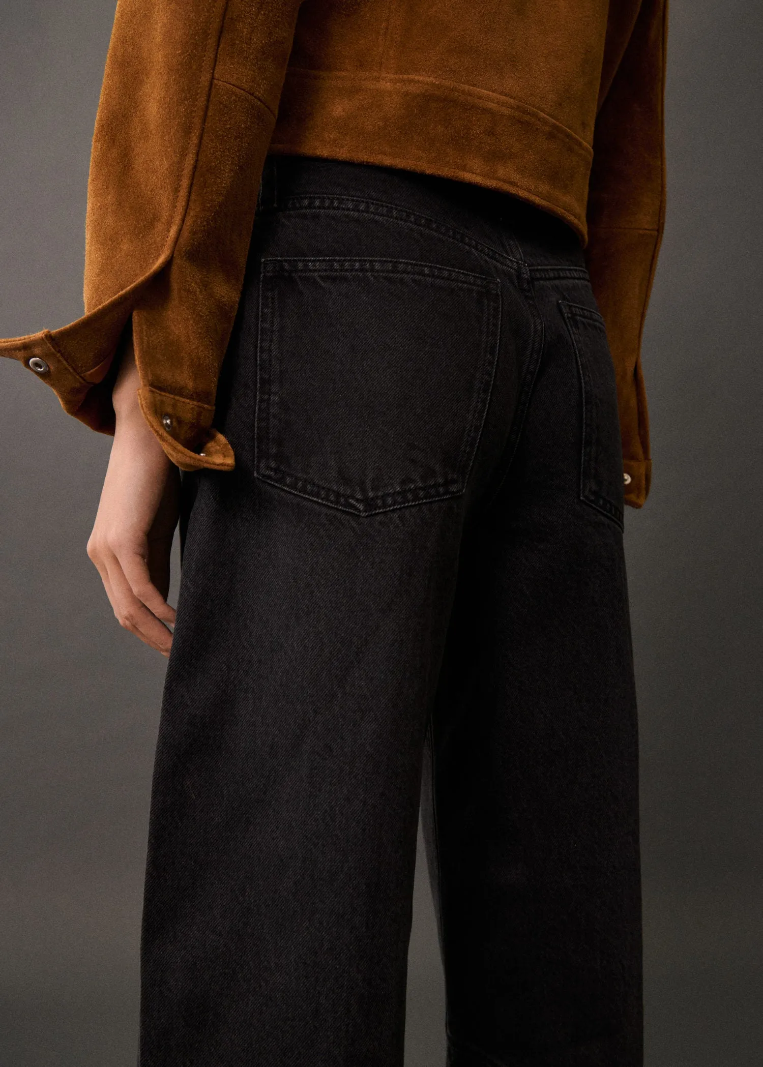 Jeans Bet balloon high rise - Open Gray