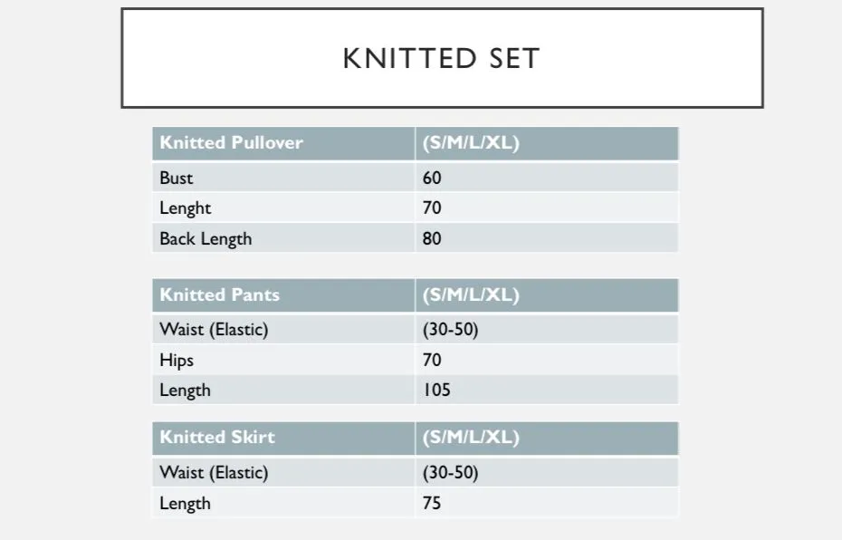Knitted Set