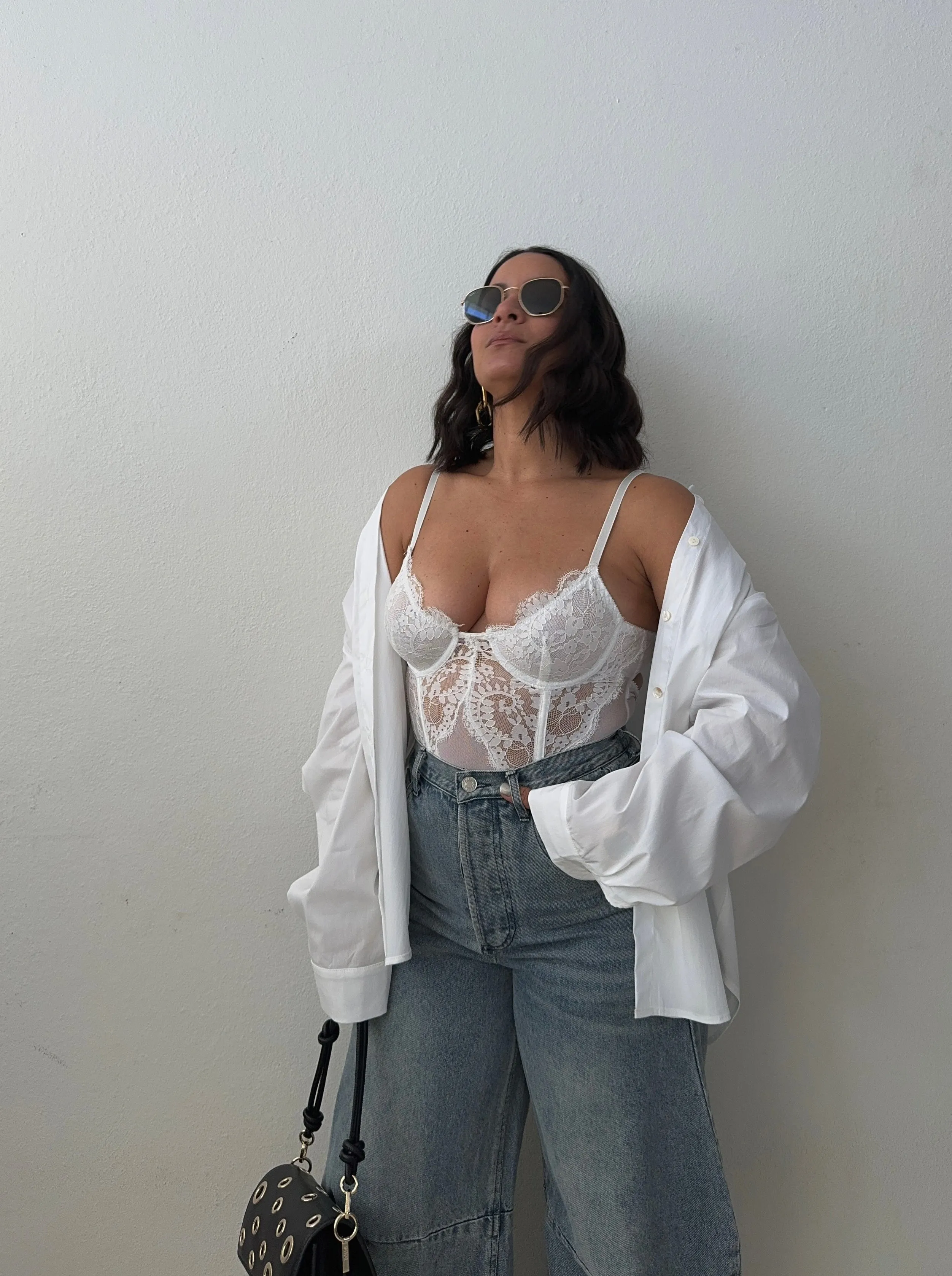 Lace White Bodysuit