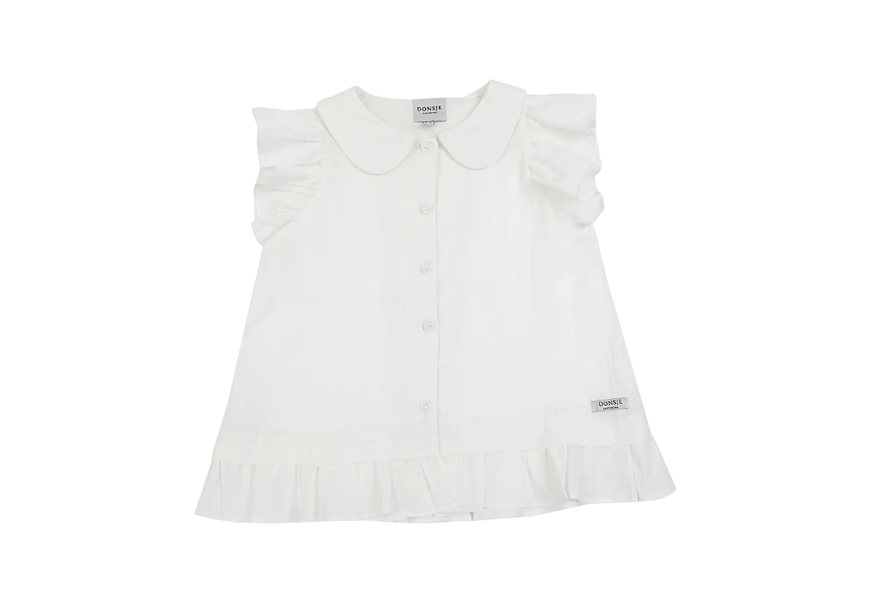 Lada Blouse | White Clouds