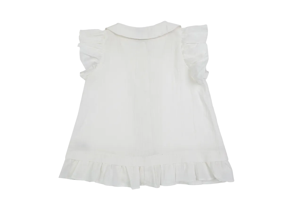 Lada Blouse | White Clouds