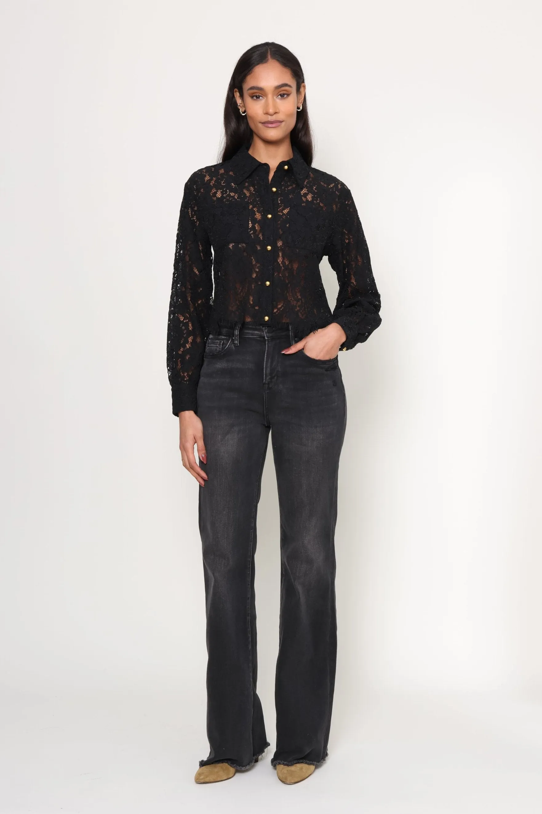 Liliana Long Sleeve Lace Top