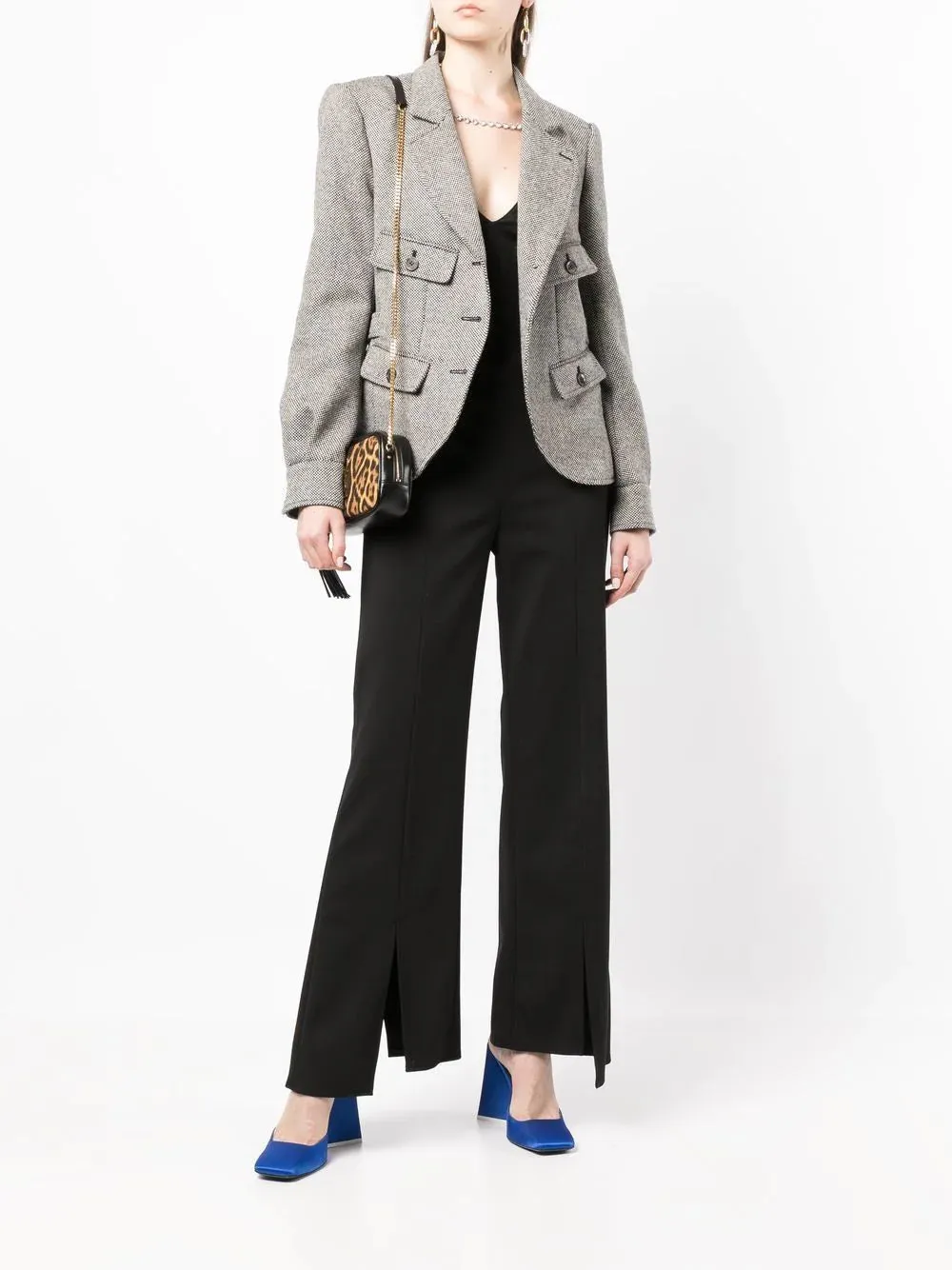 Multi-pocket blazer