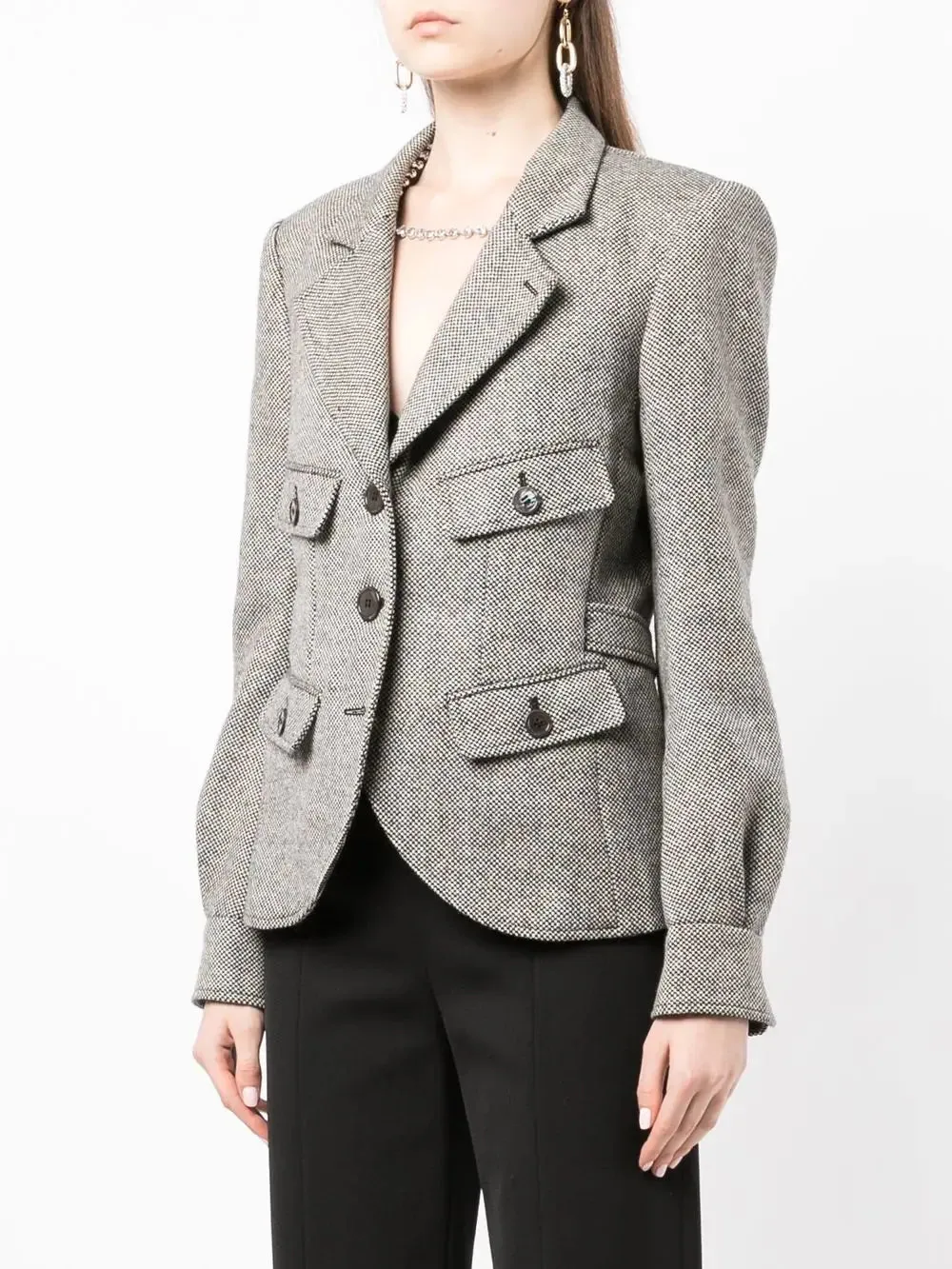 Multi-pocket blazer