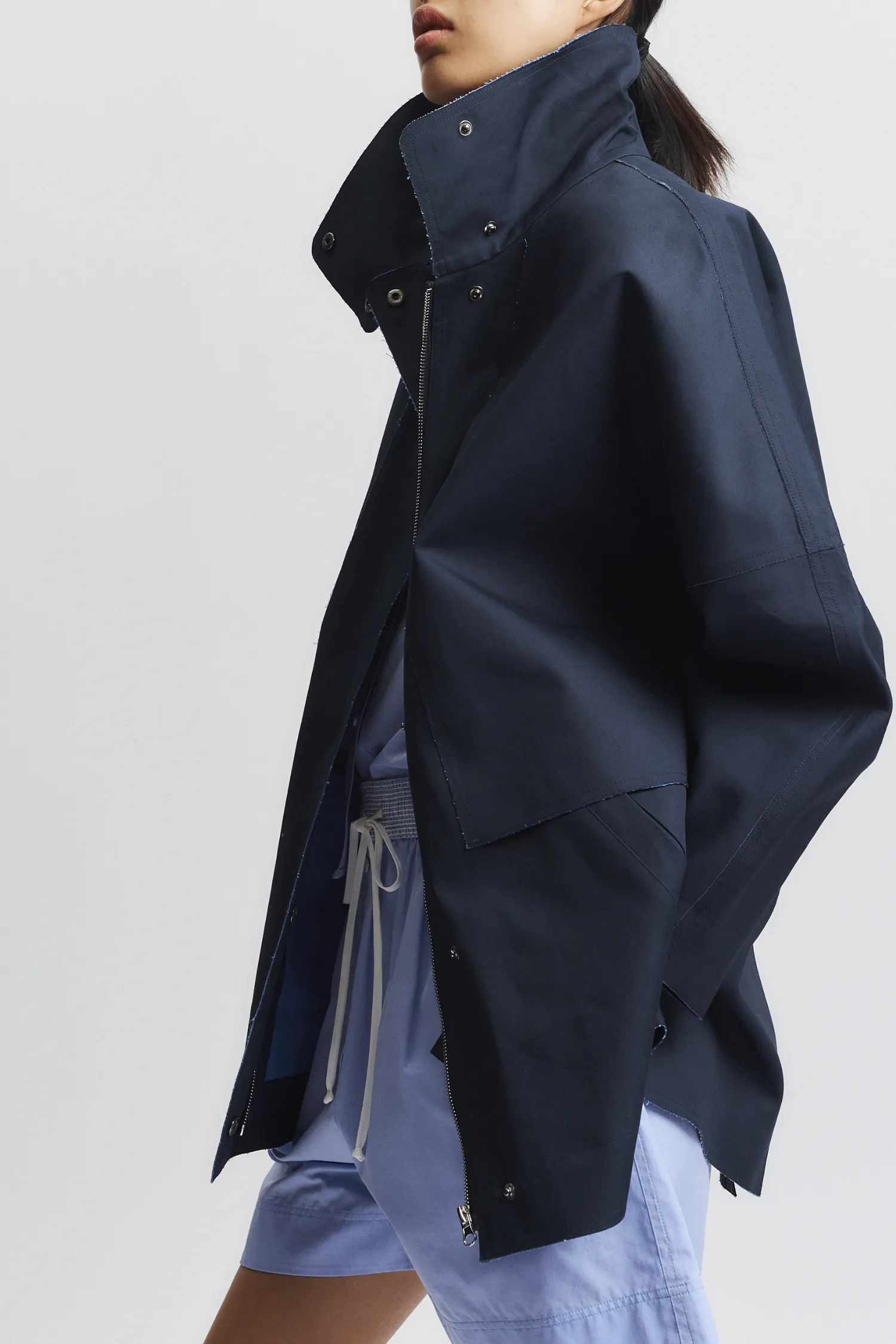Noah Dolman Sail Jacket, Navy