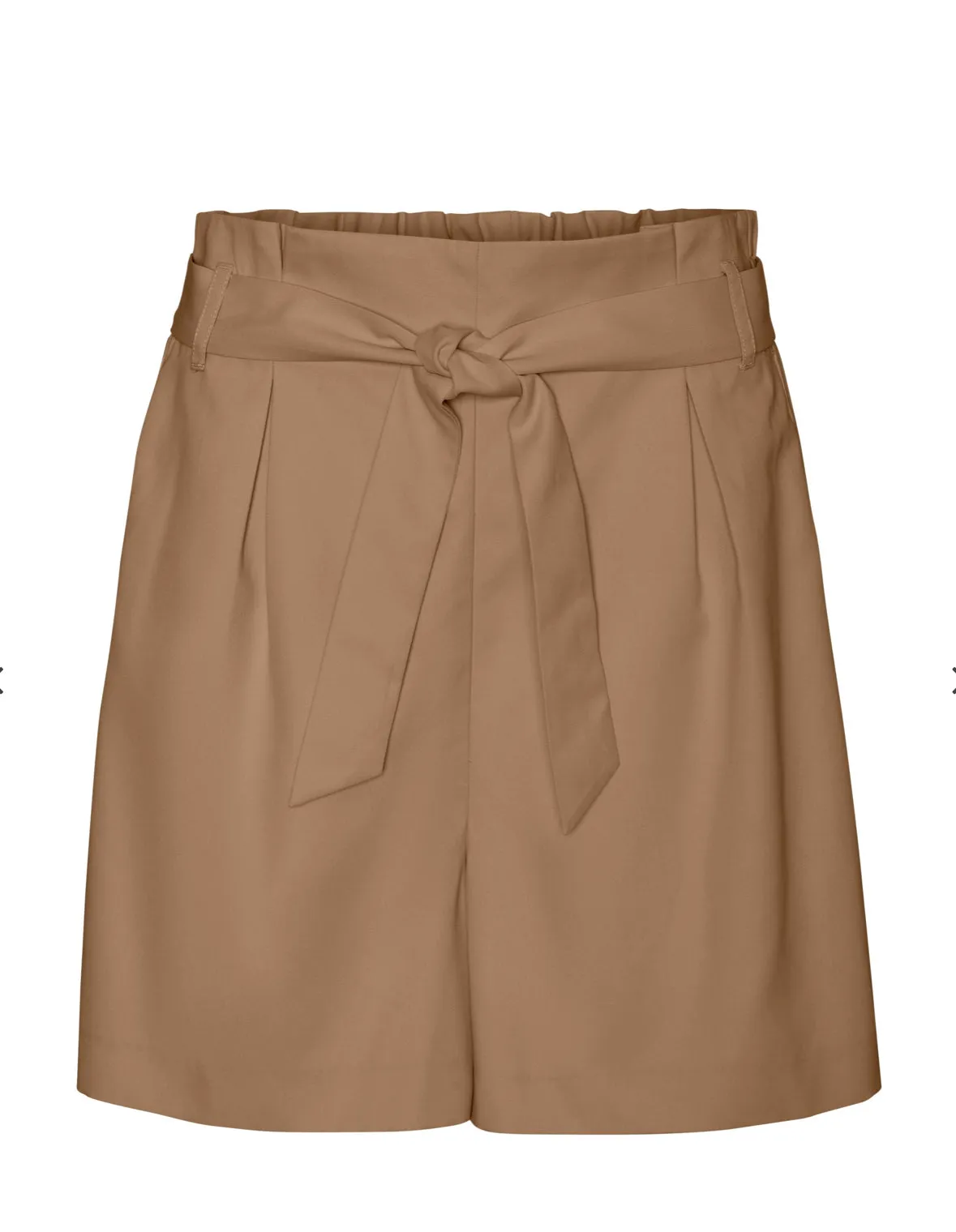 Odina Paperbag Belted Shorts Tigers Eye