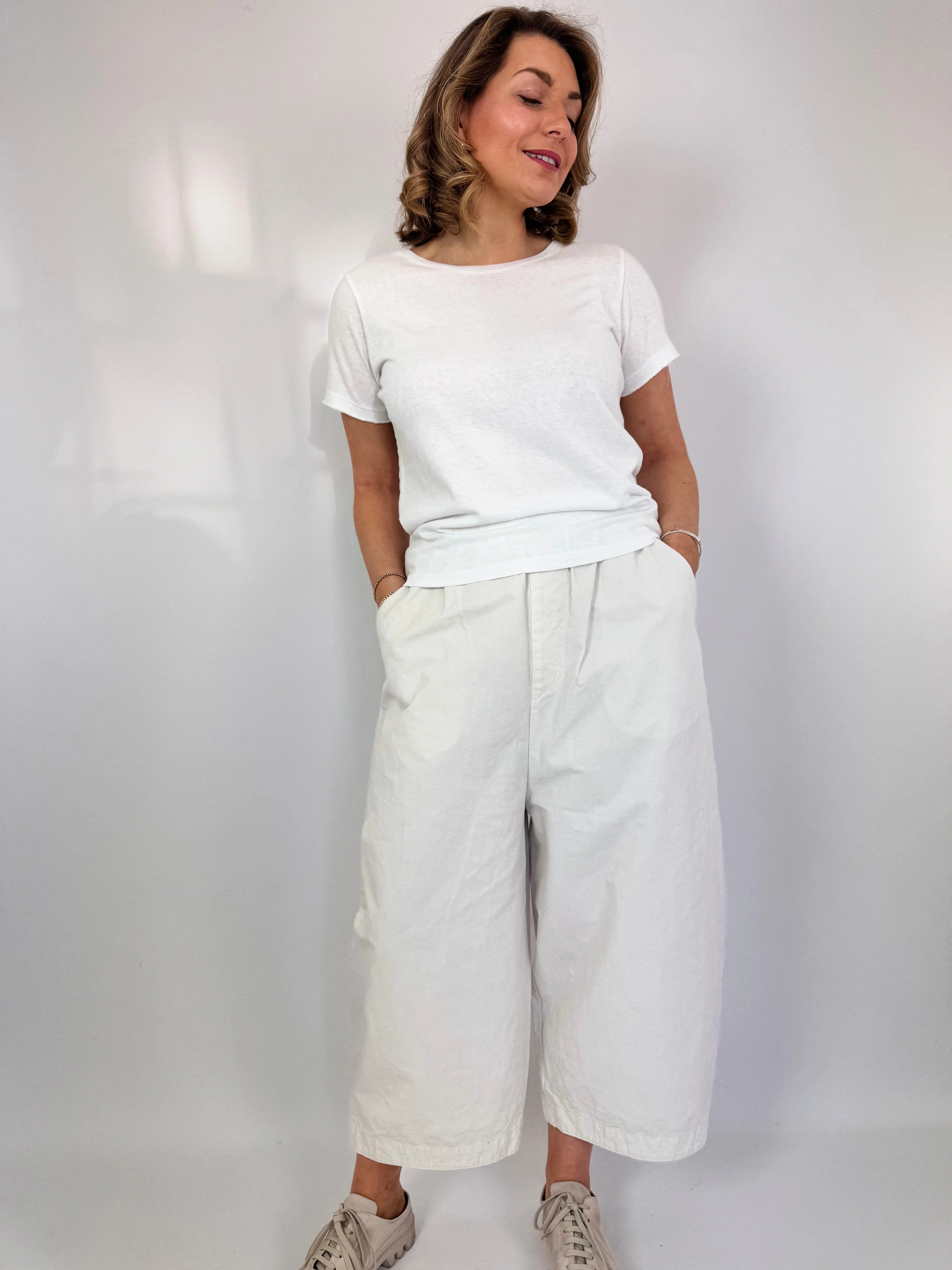 Pas De Calais 8568 Trousers Ivory