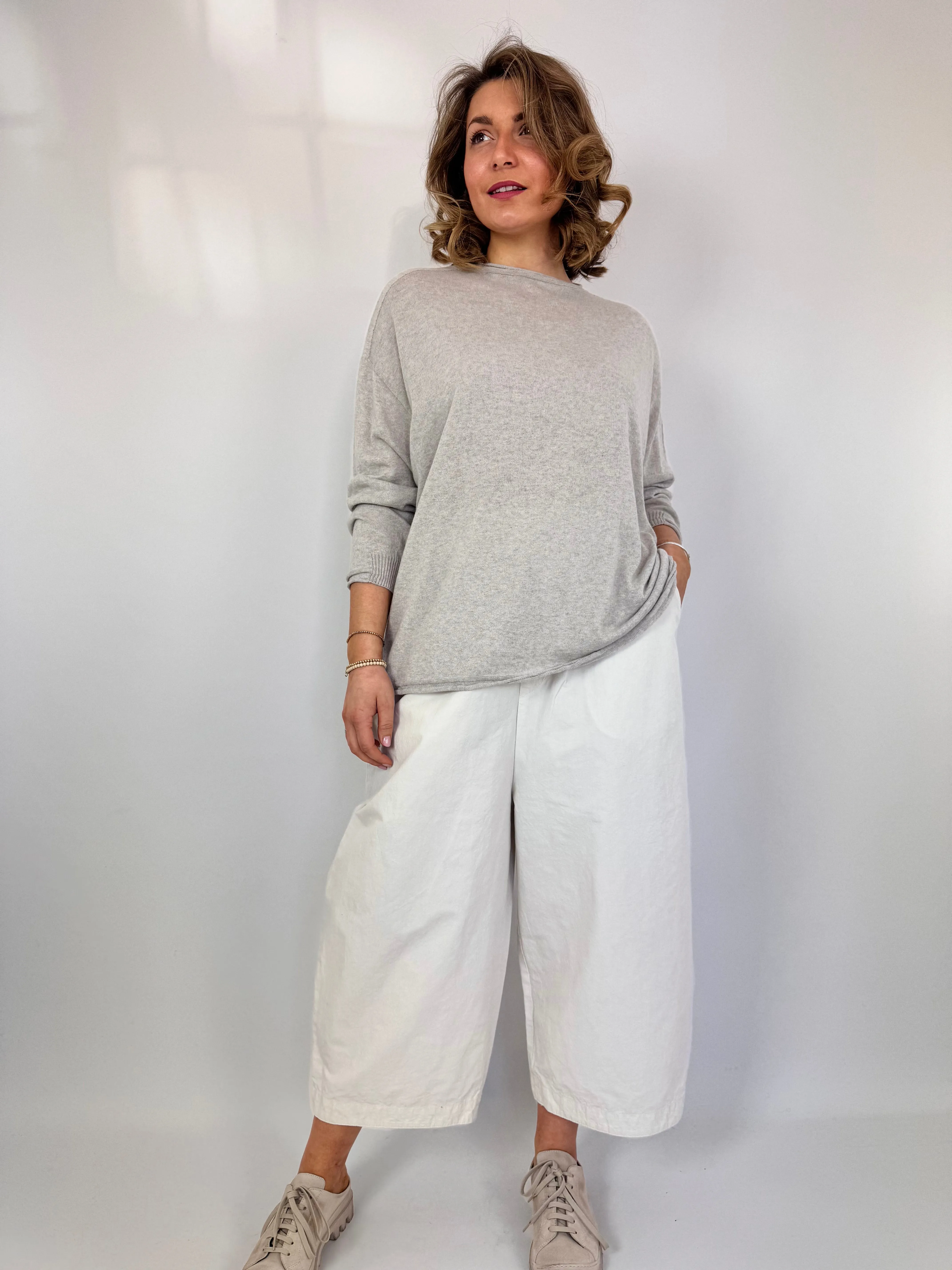 Pas De Calais 8568 Trousers Ivory