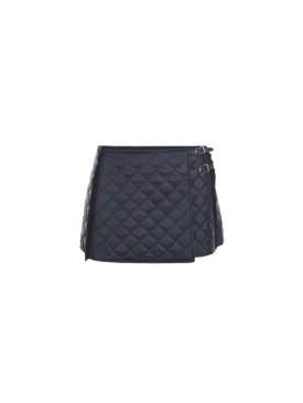 Quilted A-line Skirt