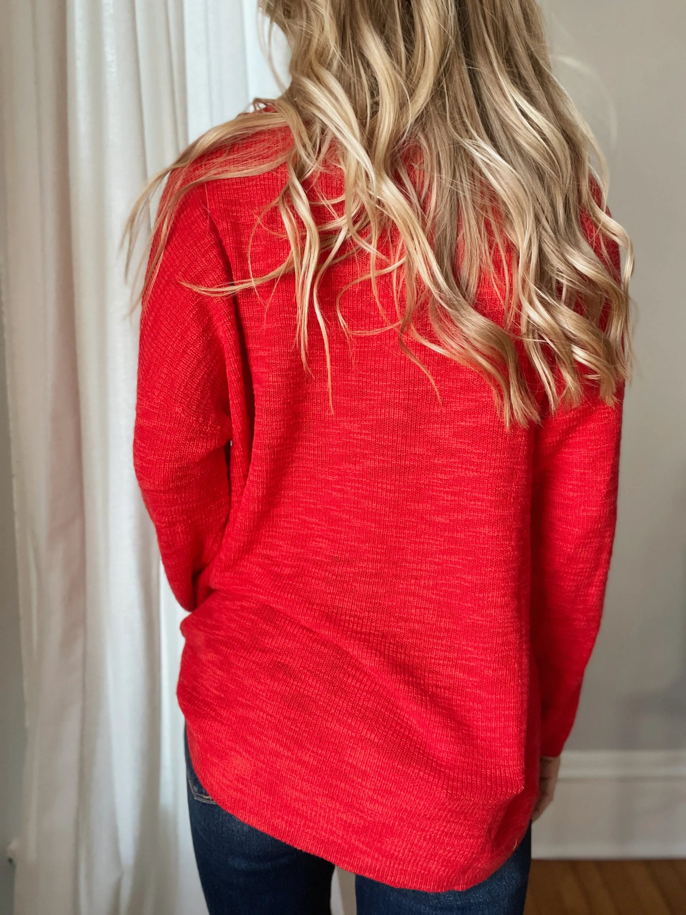 Rayla Red Knit Sweater