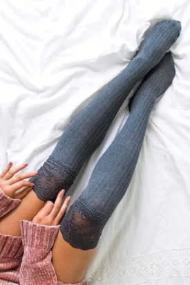 Selena Lace Topped Over the Knee Socks