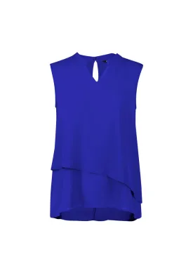 Seville Womens Sleeveless Layered Blouse (BZ-RB260LN)