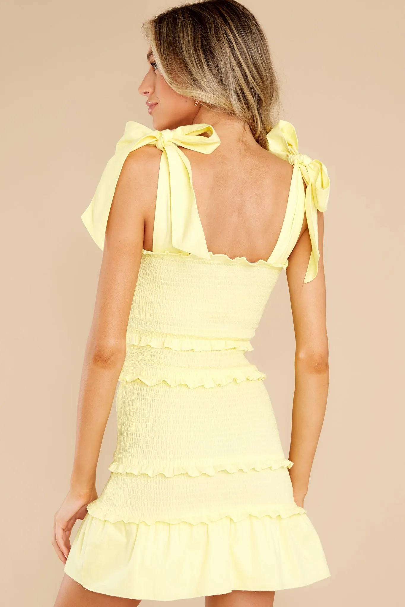 She's So Fabulous Yellow Dress