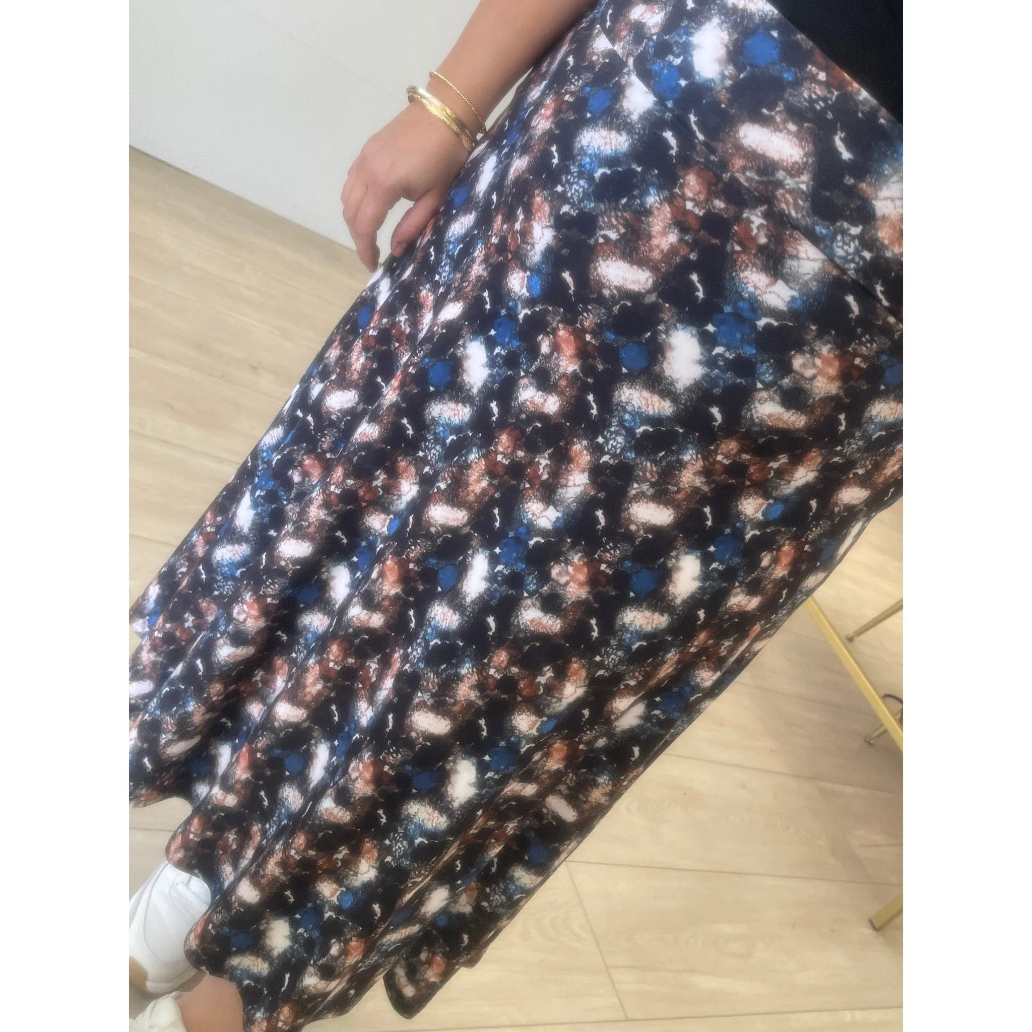 Sway Print Skirt, L-1X