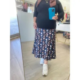 Sway Print Skirt, L-1X