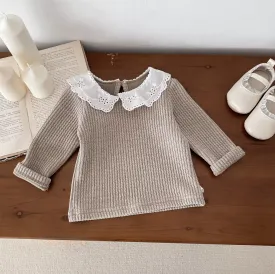 Textured Lace Top - Sand