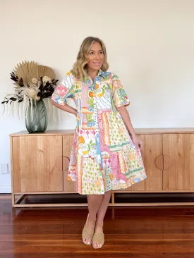 TUTTI FRUITY SMOCK DRESS