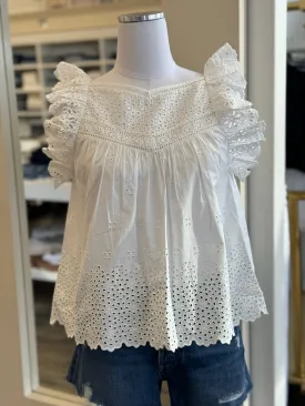 Ulla Johnson - Leona Top in Cowrie