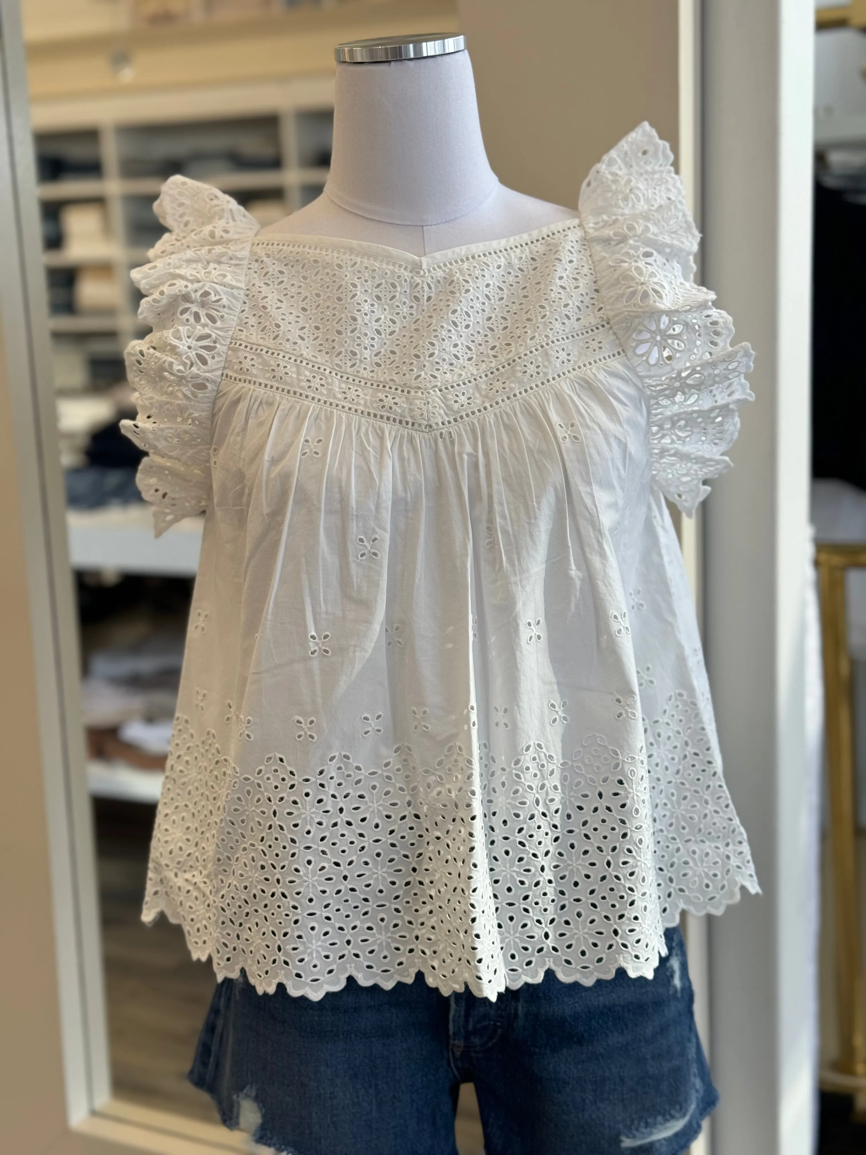 Ulla Johnson - Leona Top in Cowrie