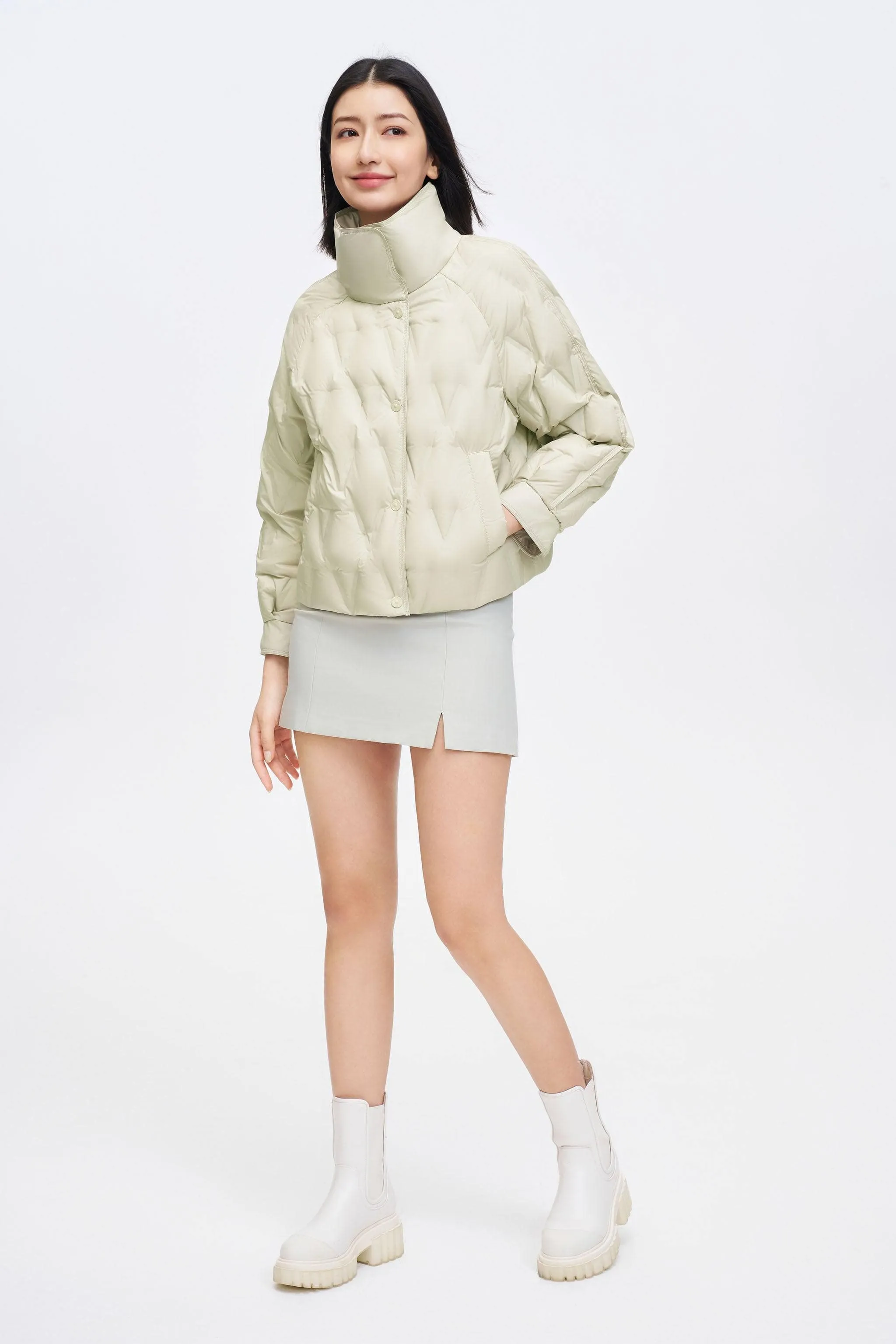 Women's Goose Down Quilting Jacket