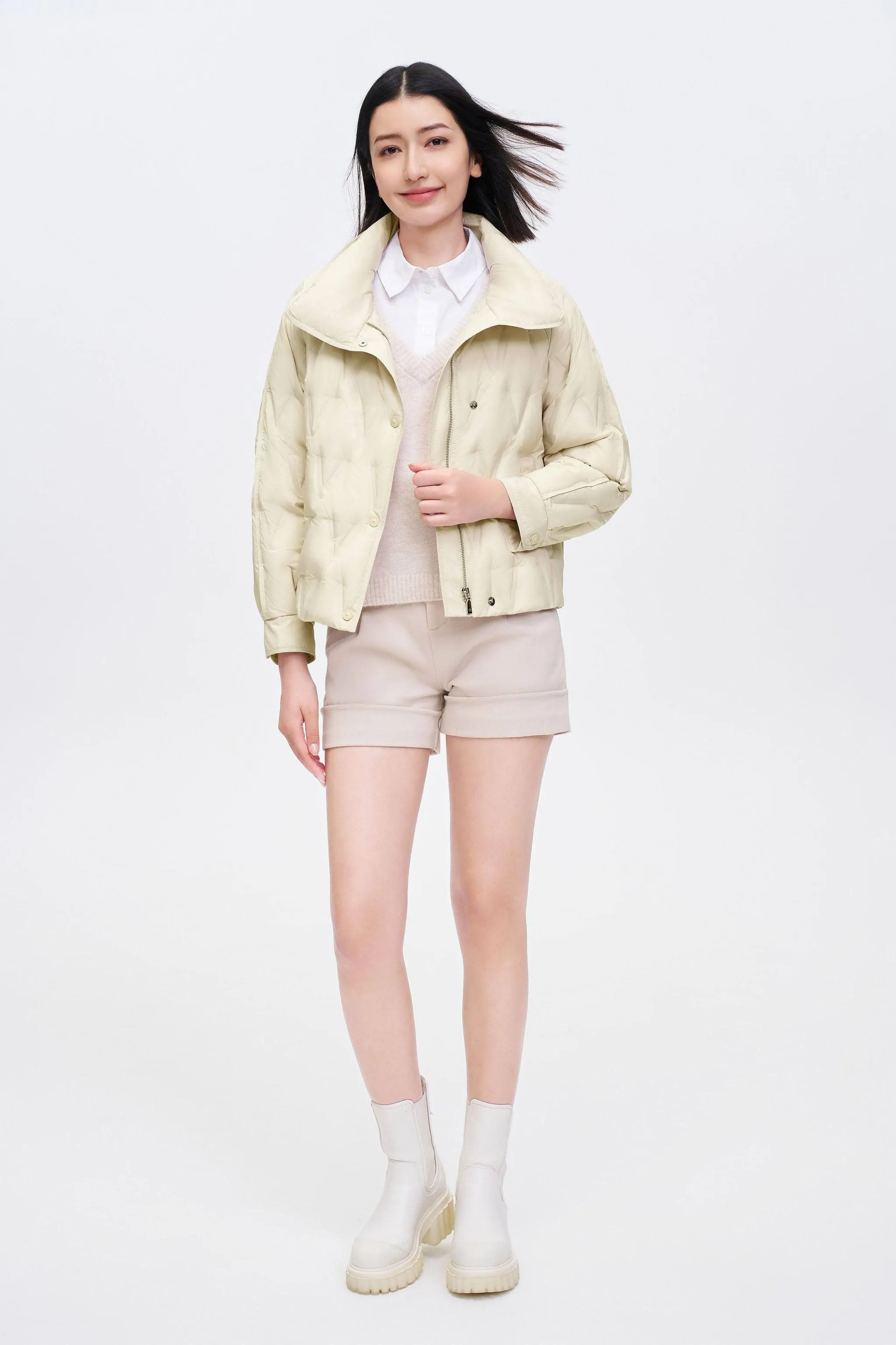 Women's Goose Down Quilting Jacket
