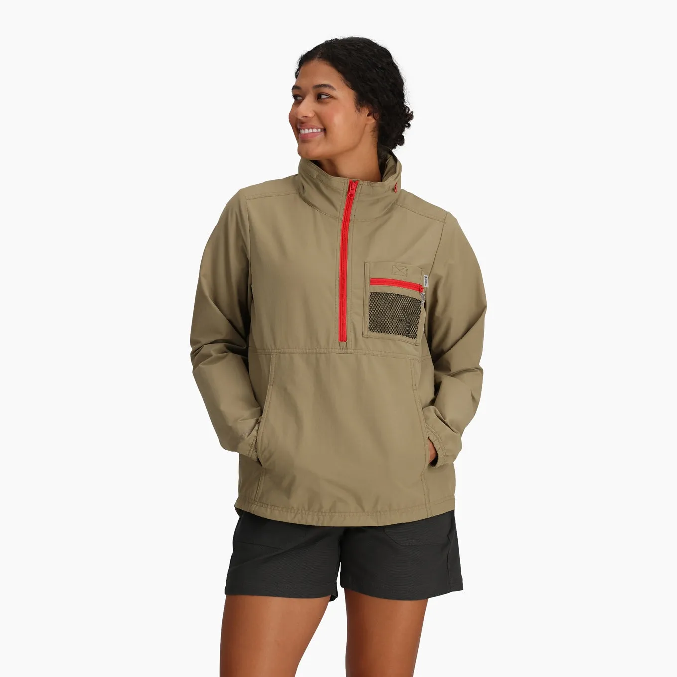Women's Merced Anorak - Covert Green