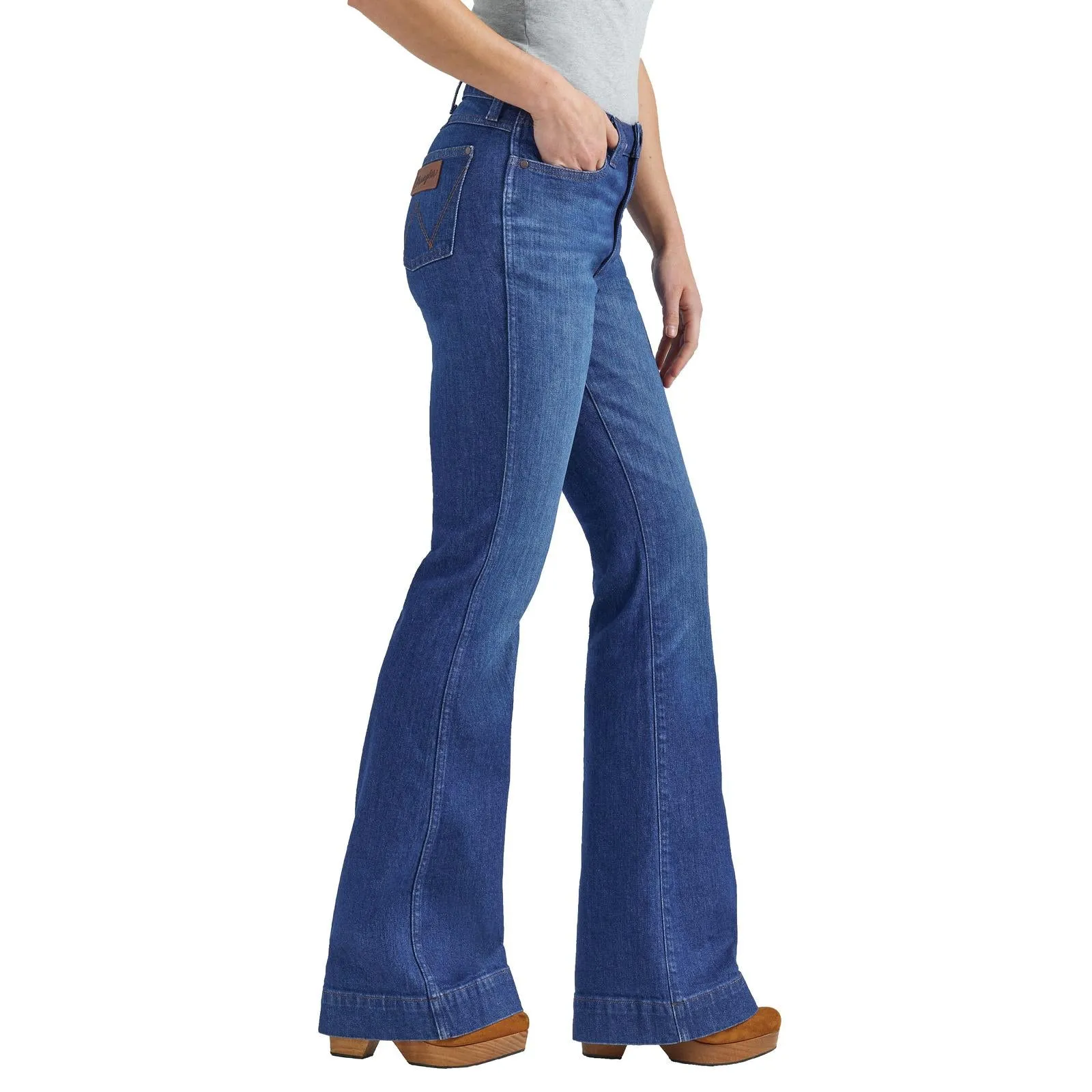Wrangler Retro Bailey High Rise Boot Cut Trouser Jeans