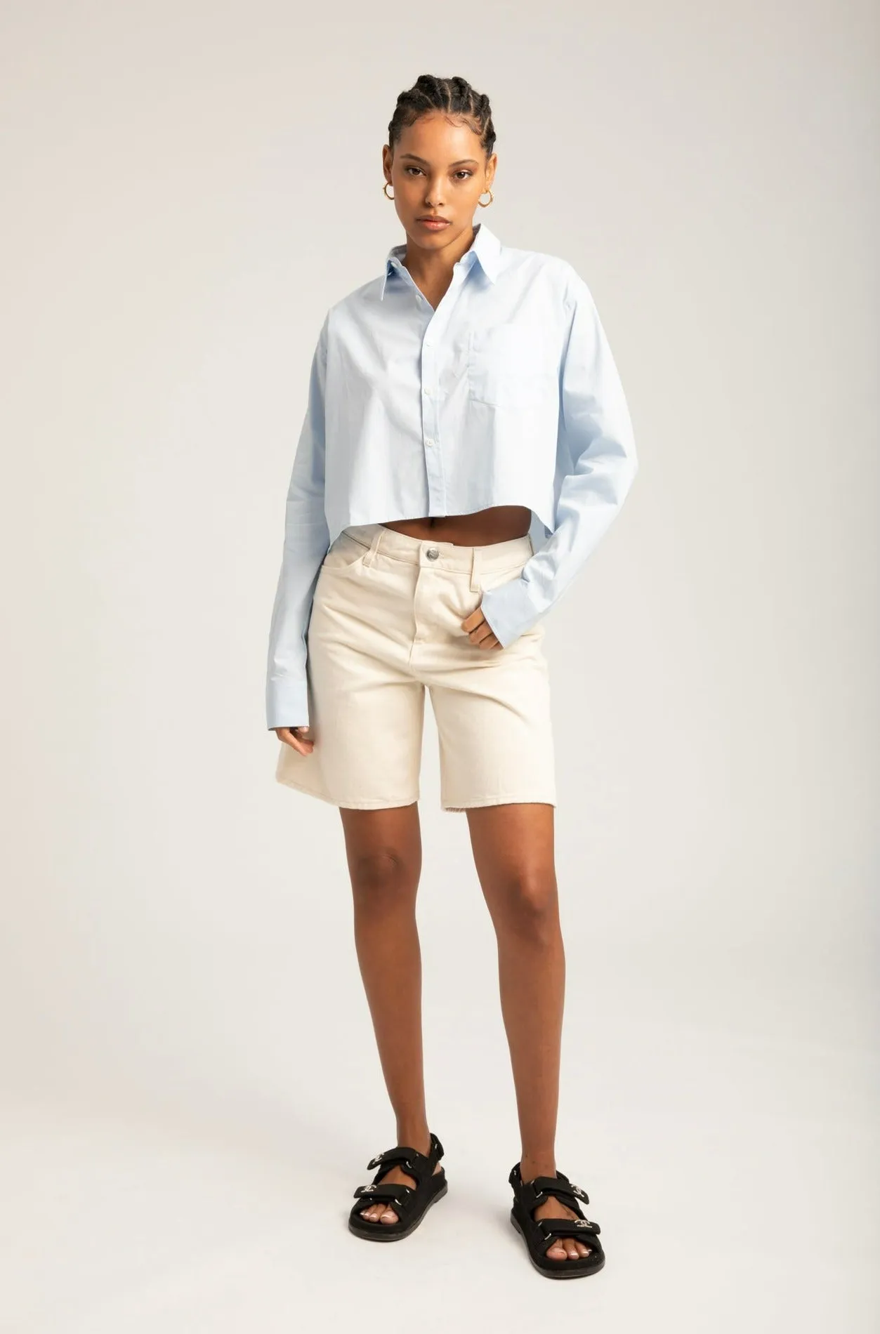 Yoko A-Line Denim Shorts